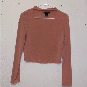 Pink Long Sleeve Top